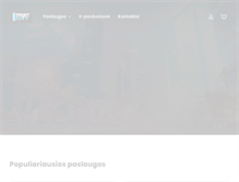Tablet Screenshot of printcity.lt